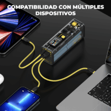 Power Bank Shargeek 100 Storm 2 25600mAh 100W Pantalla Transparente - Image 4