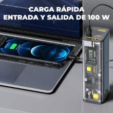 Power Bank Shargeek 100 Storm 2 25600mAh 100W Pantalla Transparente - Image 5