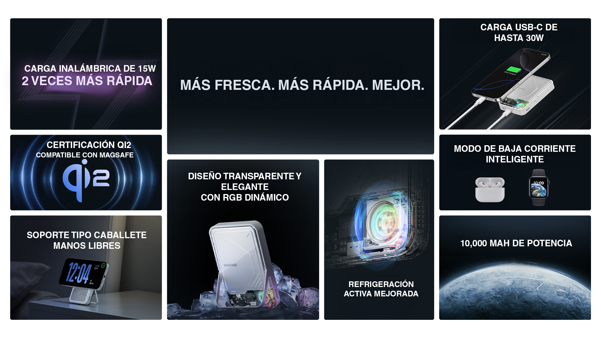 ice 1 power bank Shargeek ICEMAG 2