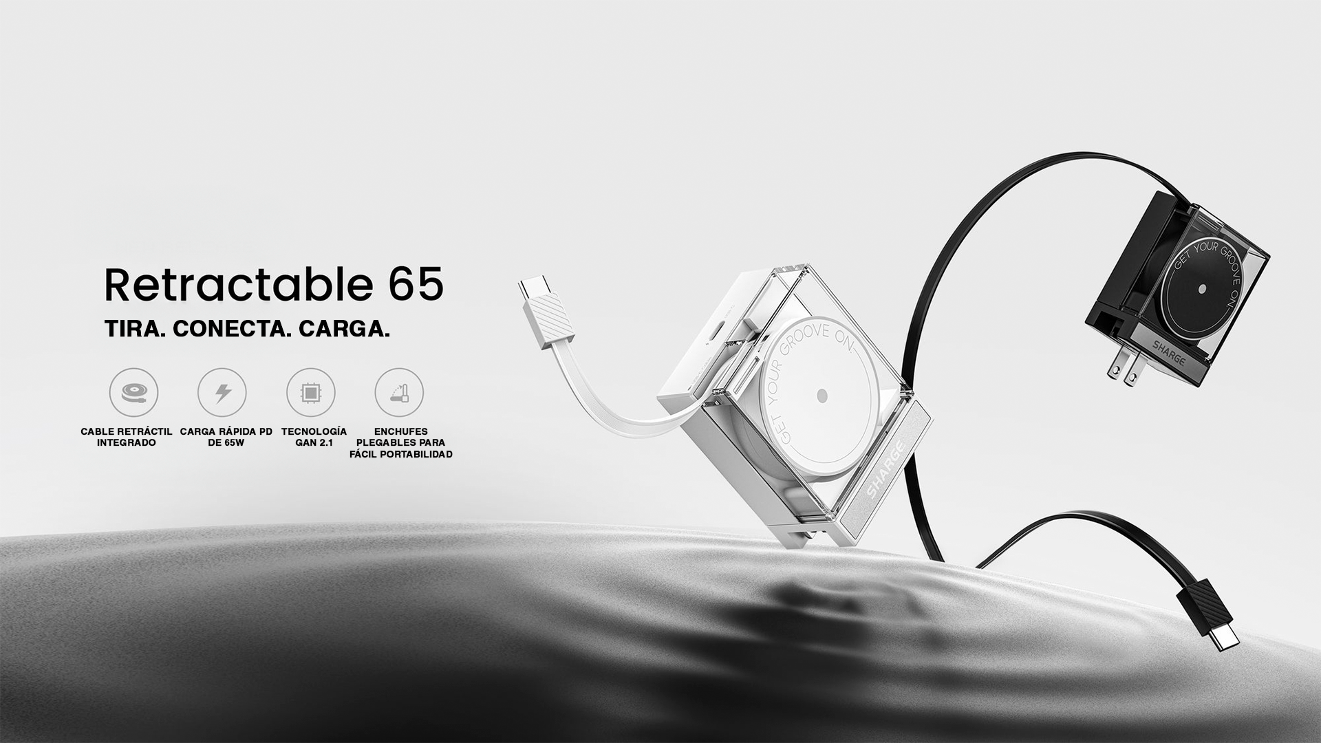 retra 1 cargador Sharge 65W