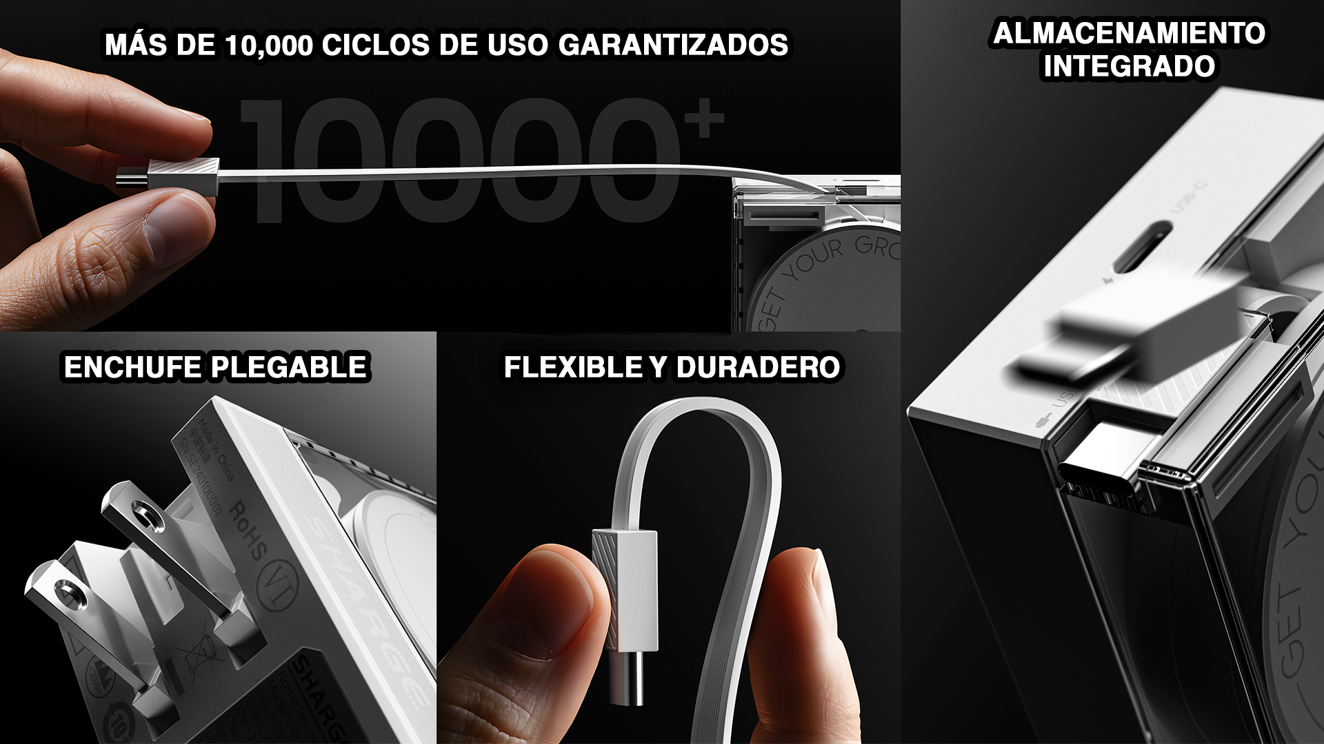 retra 4 cargador Sharge 65W