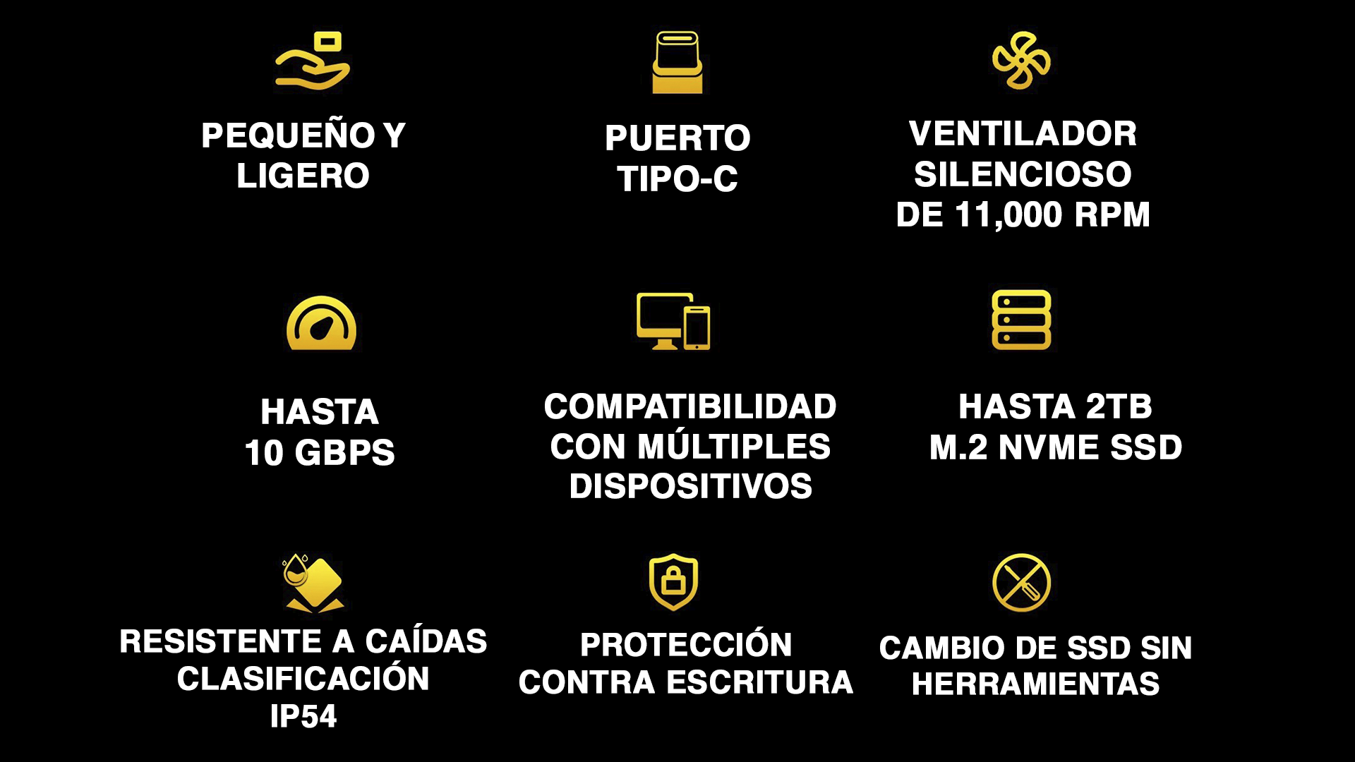 cara Sharge Disk con SSD 2TB