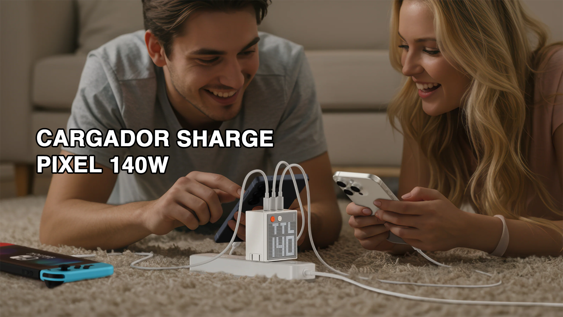 pantalla cargador Sharge Pixel 100W
