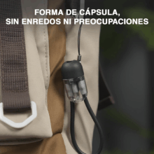 Cable Sharge Capsule USB-C Lightning 20W con Estuche Transparente - Image 4