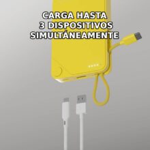 Power Bank 1-Power X 10000mAh USB-C integrado con carga rápida - Image 2