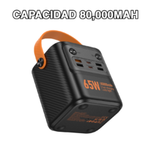 Power bank Hoco J152 Pro Tough  80000mAh PD65W con luz integrada - Image 5