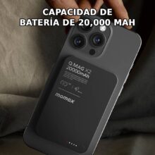 Power Bank Q.Mag Gen 2 MagSafe 20000mAh Momax con carga inalámbrica 15W - Image 3