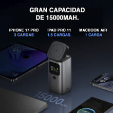 Power Bank StandMag15000 Sharge Stand inalámbrico Qi2 con ángulo ajustable - Image 3